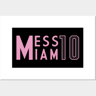 Messi - Inter Miami Posters and Art